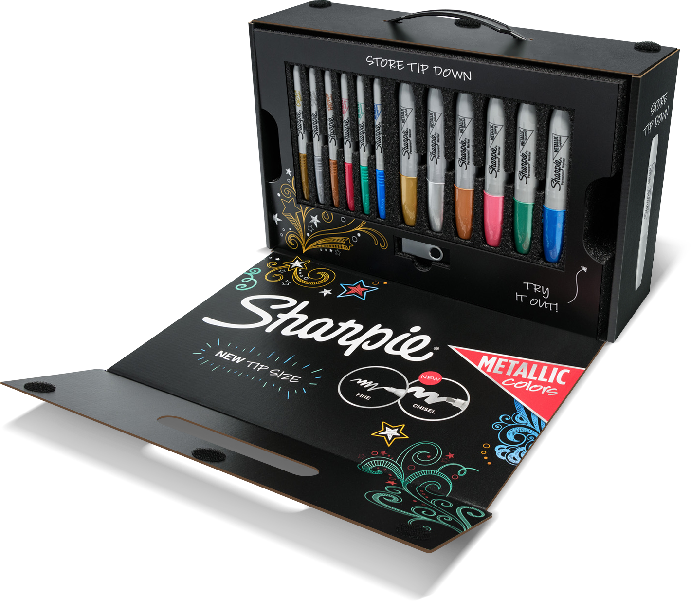 Sharpie sales kit mockup