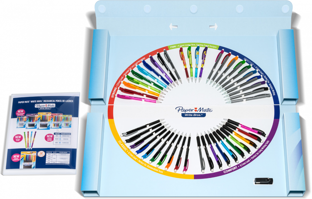 Paper Mate® Mechanical Pencils Launch Kit PV Communications